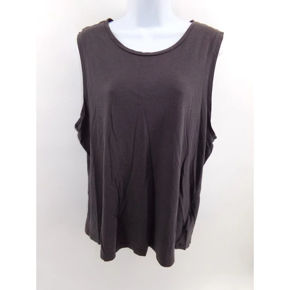 Women's Tank Top Plain Solid 100% Cotton Muscle Knocker XL - Picture 1 of 8